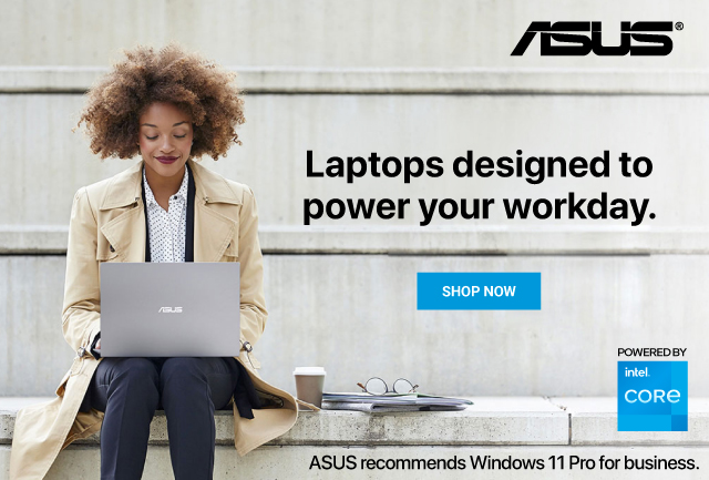 Asus Laptops designed to empower your workday