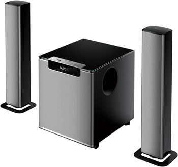 Philips Audio MMS2220B 2.1 Speaker 120W Bluetooth Convertible Multimedia Soundbar/Speaker (Black)