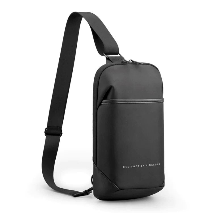 "Buy Online  Kingsons KS3211W Business Casual Chest Bag Water-Repellent Multi-Functional Wear-Resistant Messenger Bag Accessories"