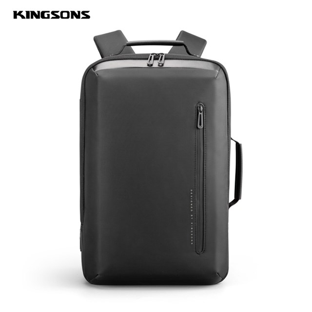 "Buy Online  kingsons Men Portable Backpack Kingsons 15.6 inch Laptop Backpack Business Travel w/ USB Charging Port Black KS3223W Accessories"