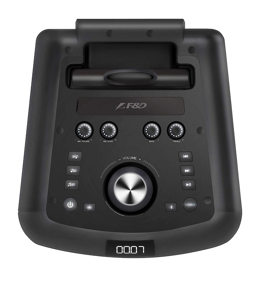 "Buy Online  F&D PA300 100 Watt Wireless Bluetooth Party Speaker (Black) Audio and Video"