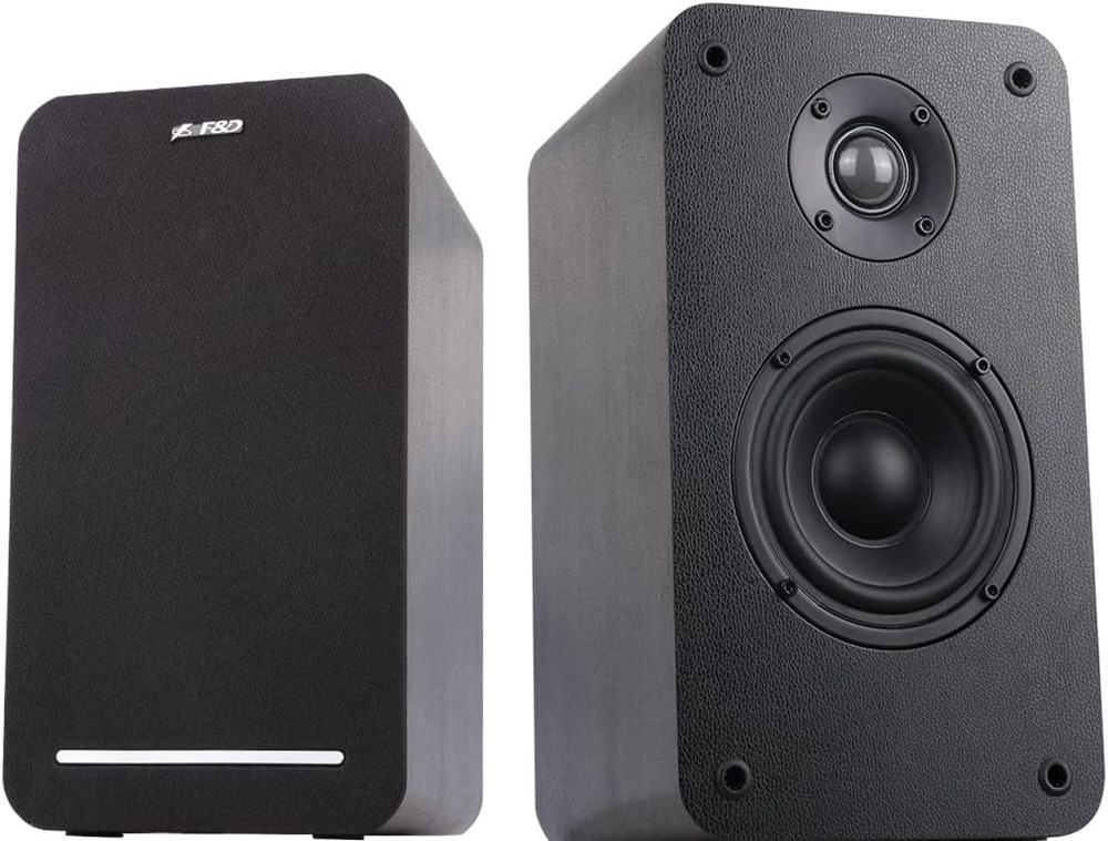 "Buy Online  F&D R40BT 2.0 Computer Multimedia Speakers| (Bluetooth| Remote Control| USB| Optical) Audio and Video"
