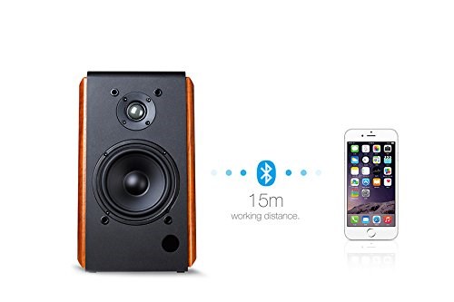 "Buy Online  F&D R60BT Bookshelf Wireless Portable Bluetooth Speaker (Black) Audio and Video"