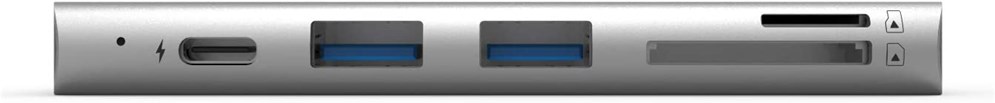 "Buy Online  Adam Elements Casa PDC501 5 port USB-C to Card ReadeR Hub- Grey Accessories"