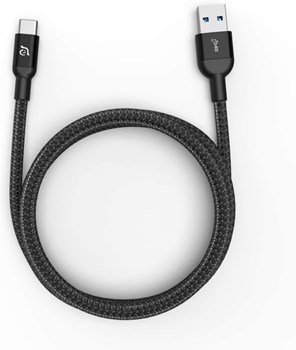 Adam Elements CASA M100+ USB3.1 Gen2 USB-C to USB-A Cable - Black