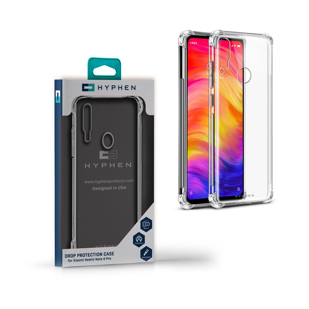 "Buy Online  HYPHEN Clear Drop Protection Case - Xiomi Redmi Note 6 Pro Mobile Accessories"
