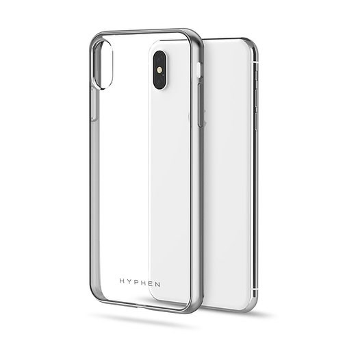 "Buy Online  HYPHEN Clear Silver Frame Case iPhone XR Mobile Accessories"