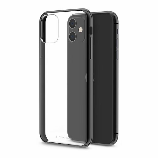 "Buy Online  HYPHEN Clear Black Frame Case iPhone 11 Mobile Accessories"
