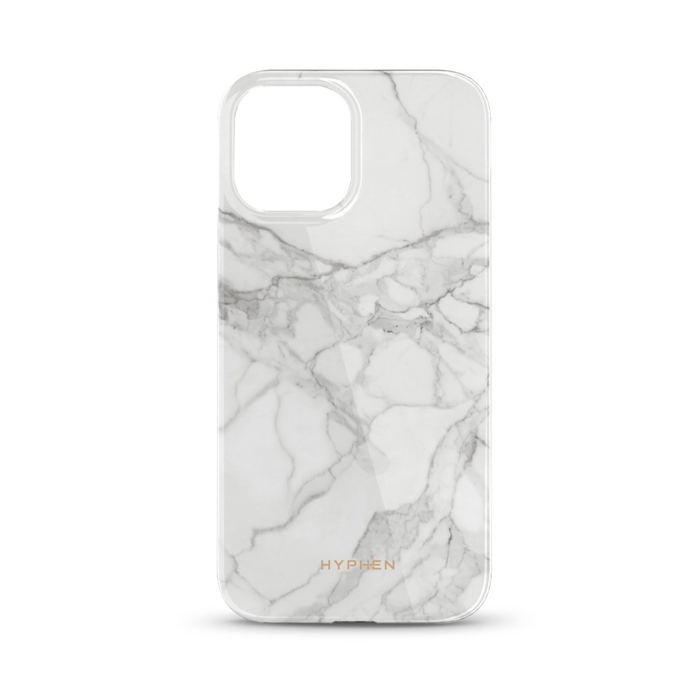 "Buy Online  HYPHEN LUXE Marble Case-White-iPhone 13-HPC-M13WH616088 Mobile Accessories"