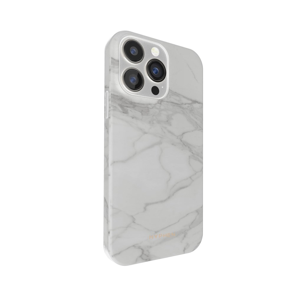 "Buy Online  HYPHEN LUXE Marble Case-White-iPhone 13 Pro-HPC-M13WH616156 Mobile Accessories"