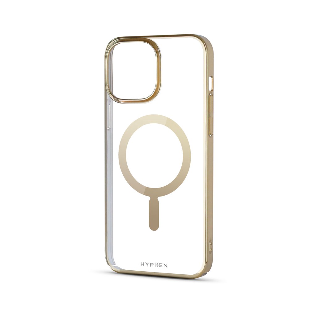 "Buy Online  HYPHEN MagSafe Frame Case - Gold - iPhone 14 Pro Mobile Accessories"