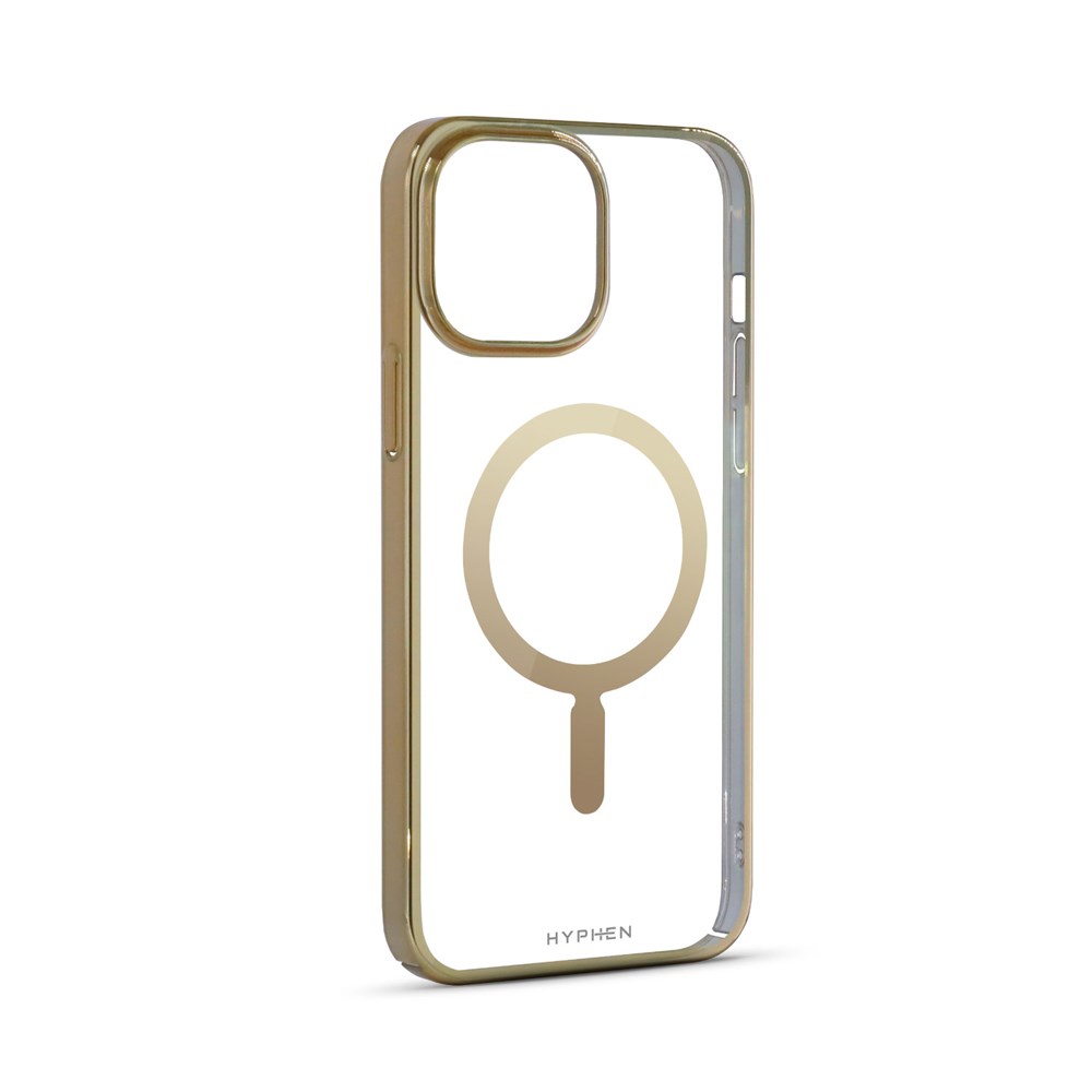 "Buy Online  HYPHEN MagSafe Frame Case - Gold - iPhone 14 Pro Max Mobile Accessories"