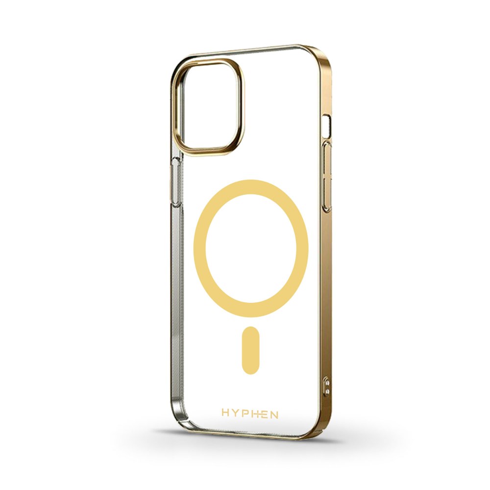 "Buy Online  HYPHEN MagSafe Frame Case-iPhone 12 I 12 Pro-GOLD-HPC-MSFG610856 Mobile Accessories"