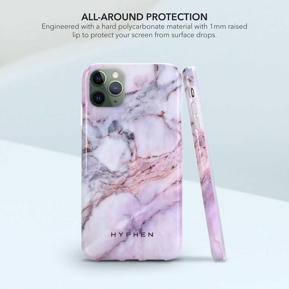 "Buy Online  HYPHEN Marble Case-Pink Blue iPhone 11 Pro-HPC-MXI582156 Mobile Accessories"