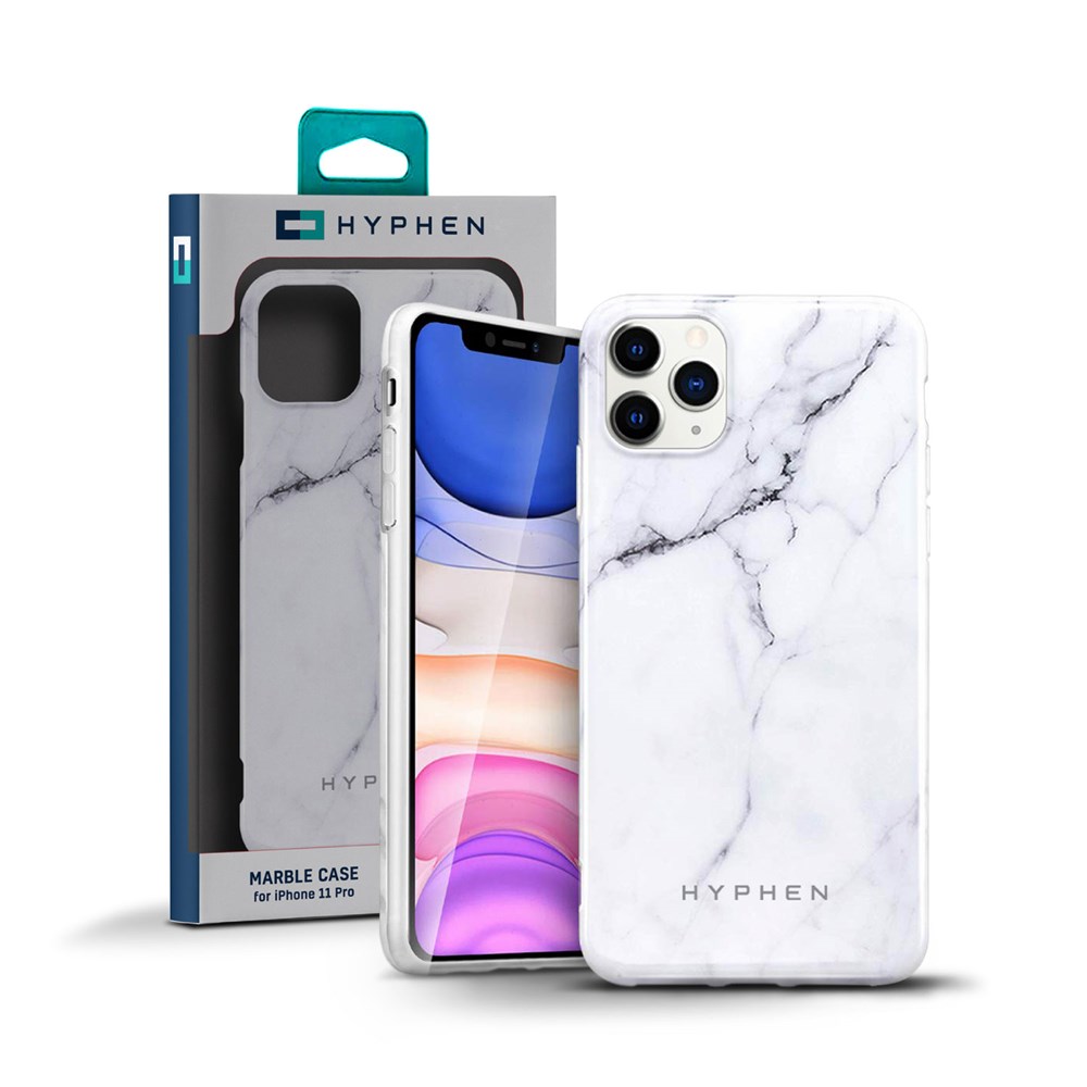 "Buy Online  HYPHEN Marble Case-White iPhone 11 Pro-HPC-MXI582163 Mobile Accessories"
