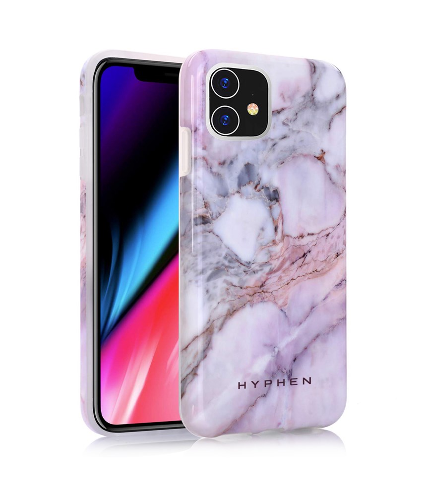 "Buy Online  HYPHEN Marble Case-Pink Blue iPhone 11-HPC-MXI612323 Mobile Accessories"