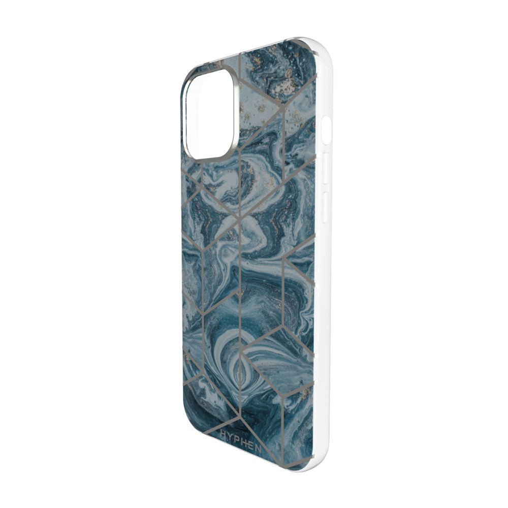 "Buy Online  HYPHEN Marble Case-Pacific Blue-iPhone 12 mini-HPC-MXII548562 Mobile Accessories"