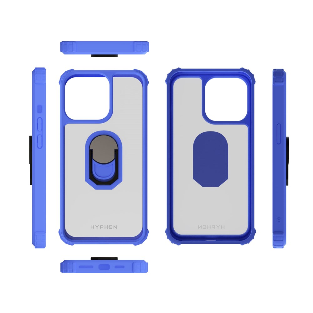 "Buy Online  HYPHEN NEXA Bumper Ring Case-Blue-iPhone 13 Pro Max-HPC-R13BL679744 Mobile Accessories"