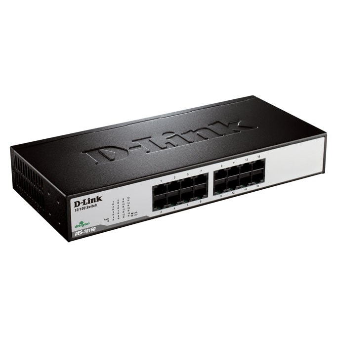 "Buy Online  D-Link| 16-Port 10/100Mbps Desktop Switch| DES-1016D Networking"