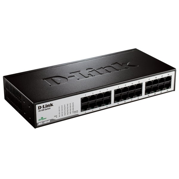 "Buy Online  D-Link| 24Port Fast Ethernet Unmanaged Desktop Switch| DES1024D Networking"