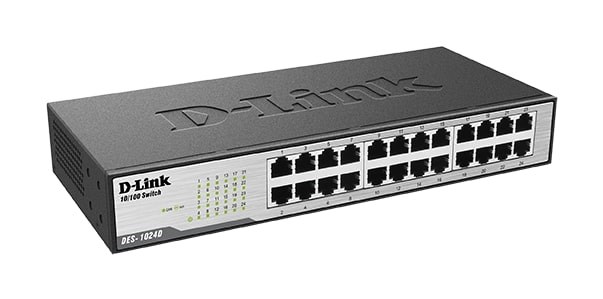 "Buy Online  D Link 24-Port Switch 10/100 DLDES-1024D Networking"