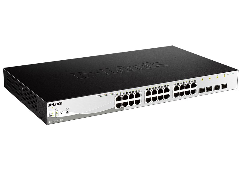 "Buy Online  D-LINK 24-PORT GIG MANAGED POE+ SWITCH 370W DLDGS-1210-28MP Networking"