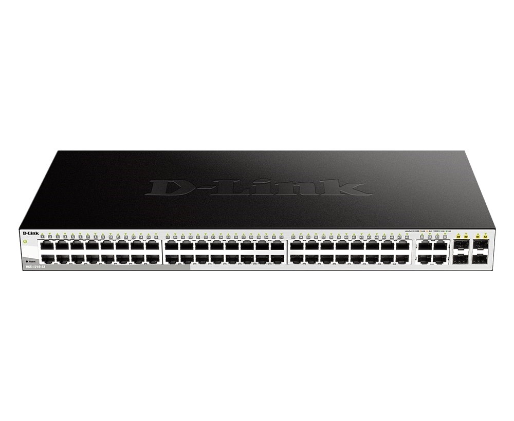 "Buy Online  D-LINK 48-PORT GIGA SWITCH+4SF DLDGS-1210-52 Networking"
