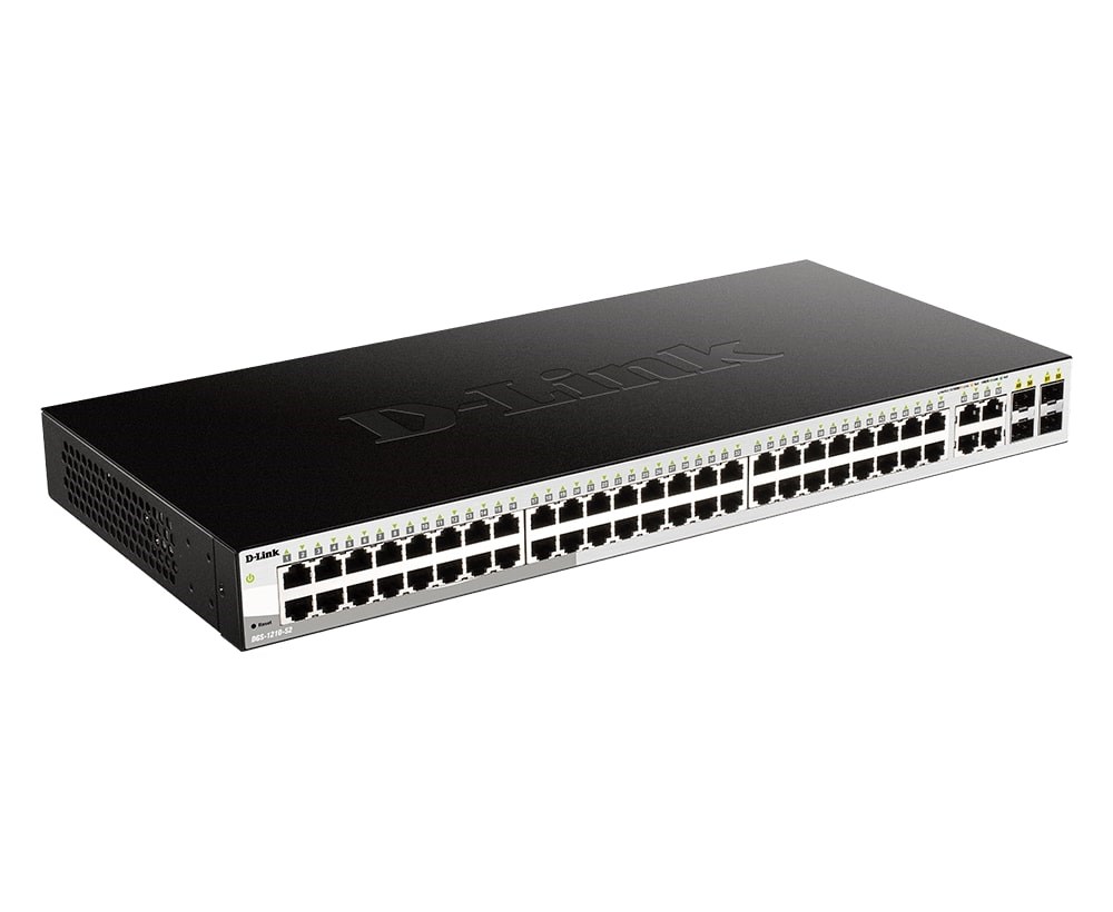 "Buy Online  D-LINK 48-PORT GIGA SWITCH+4SF DLDGS-1210-52 Networking"