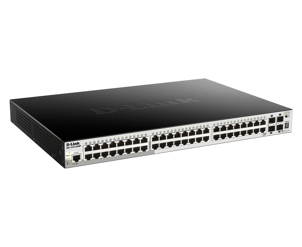 "Buy Online  D-LINK 48-PORT GIGAABIT MAX POE SWITCH MANAGED DLDGS-1510-52XMP Networking"
