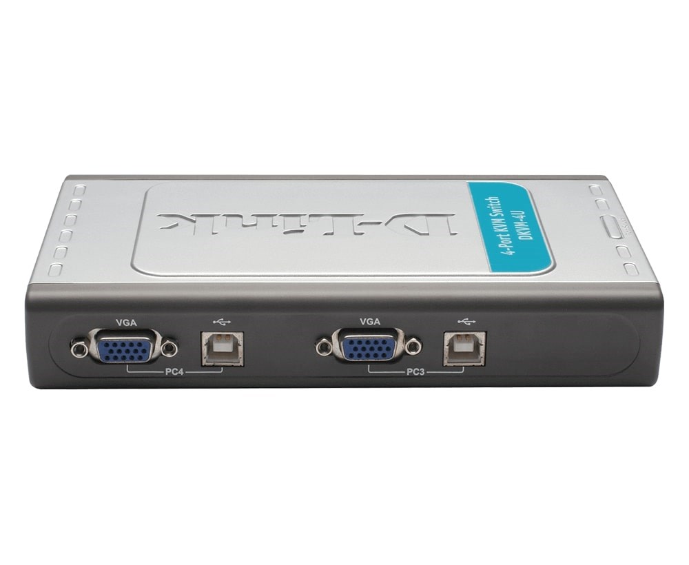 "Buy Online  D-LINK 4-PORT USB KVM SWITCH DLDKVM-4U Networking"