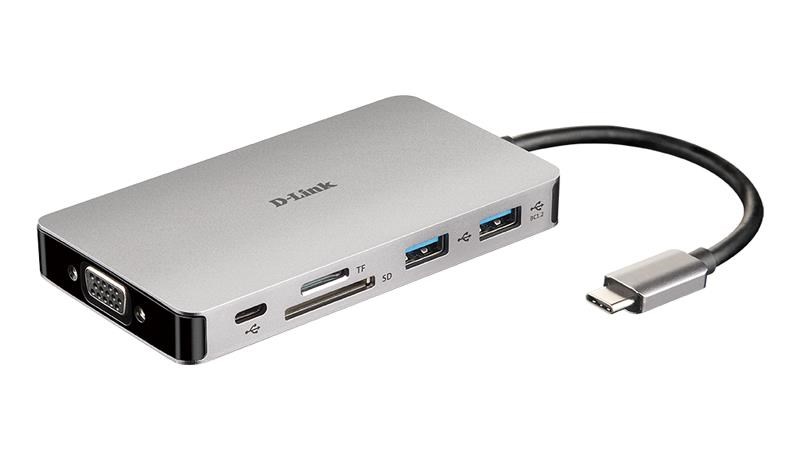 "Buy Online  D-LINK 9-IN-1 USB-C HUB HDMI/VGA/EITHERNET CARD Networking"