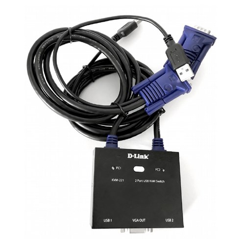 "Buy Online  D-LINK 2-PORT KVM SWITCH USB DLKVM-221 Networking"