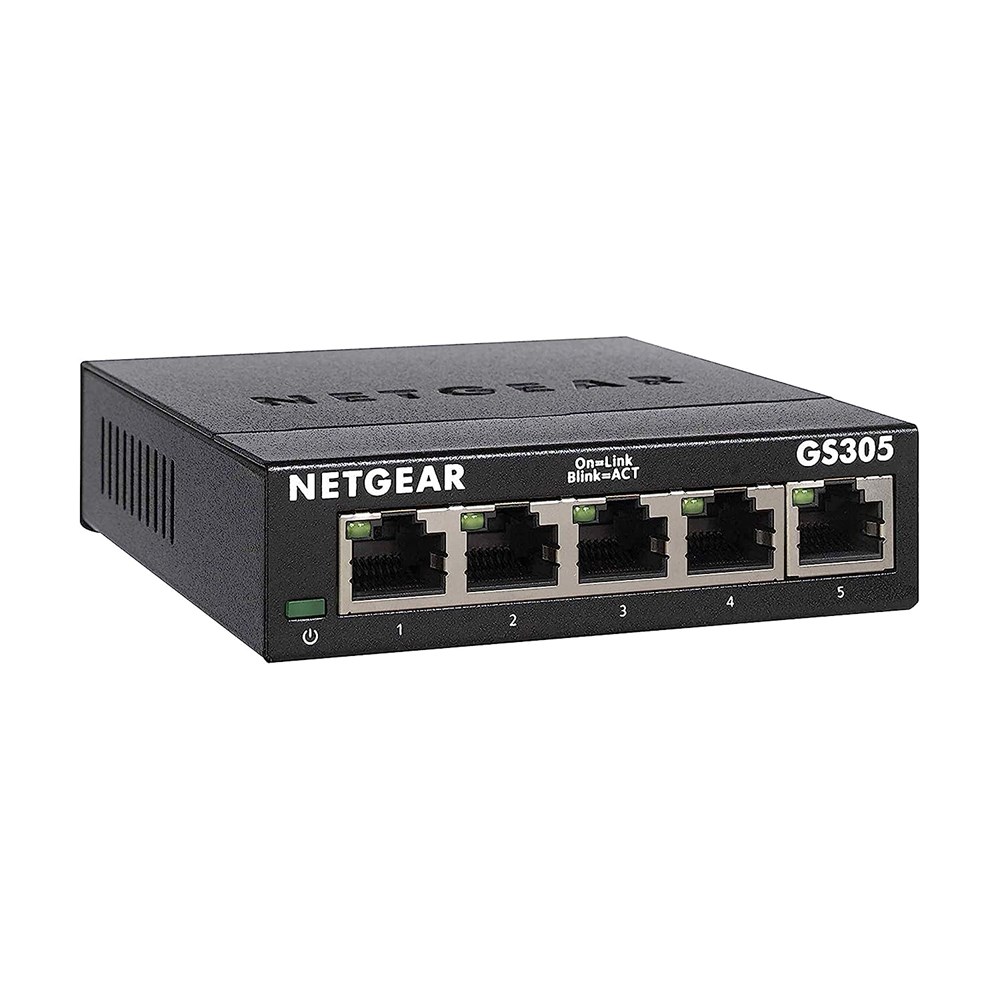 "Buy Online  Netgear ProSafe 5-Port Gigabit Ethernet Unmanaged Switch Networking"