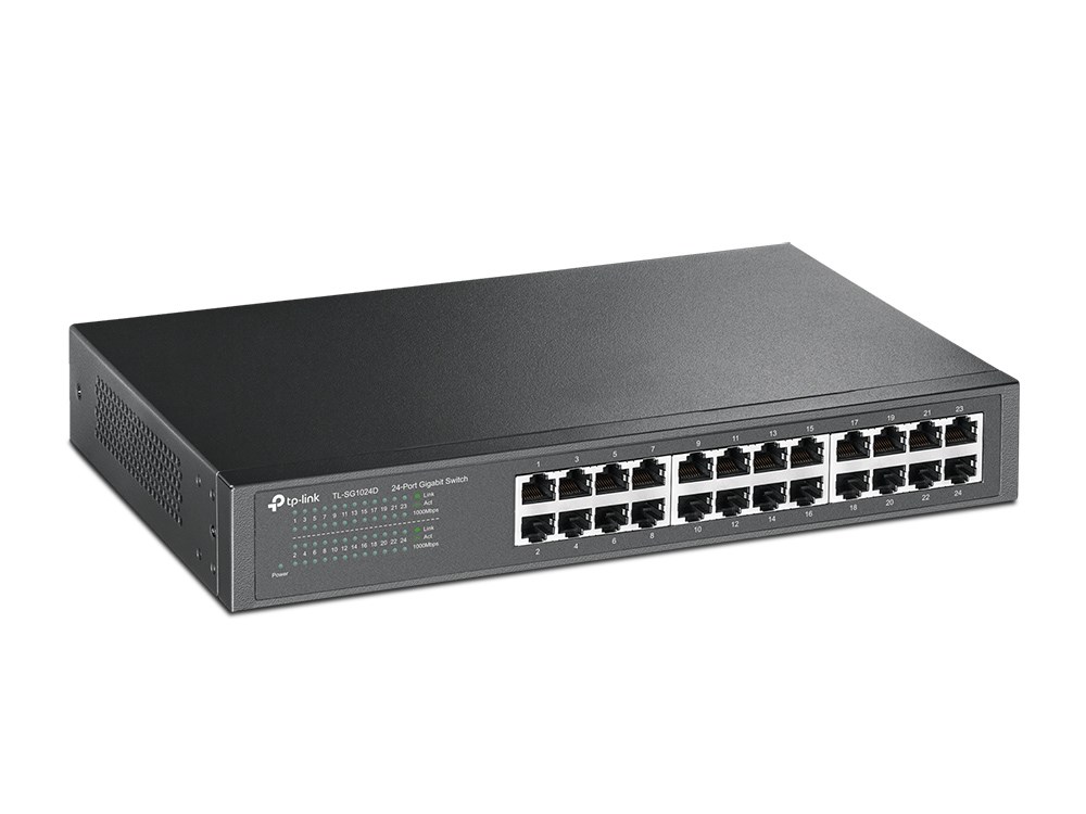 "Buy Online  TP-Link 24-Port Gigabit Desktop/Rackmount Switch TL-SG1024D Networking"