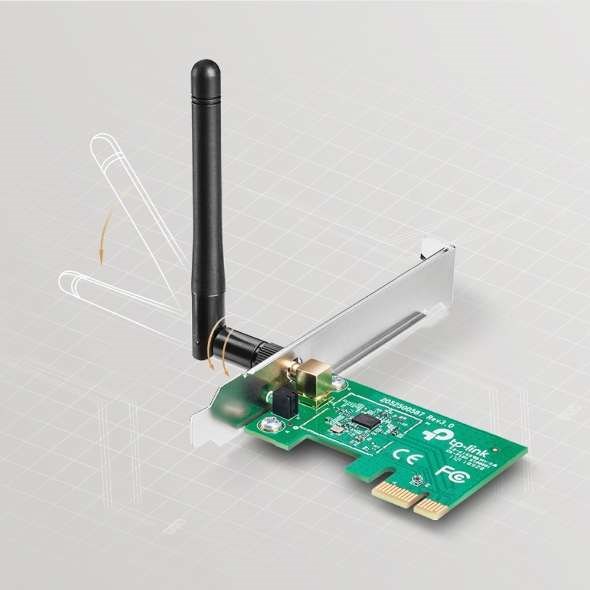 "Buy Online  TP-Link| 150Mbps Wireless N PCI Express Adapter| TL-WN781ND Networking"