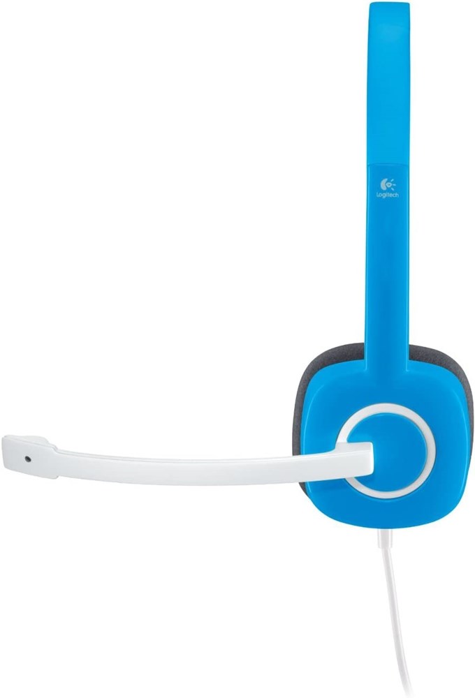 "Buy Online  Logitech H150 Wired Stereo Headset Blue-981000368 Recorders"