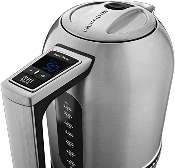 "Buy Online  Kitchenaid Variable Temperature Stainless Steel Kettle 1.7l-5KEK1722BSX Home Appliances"