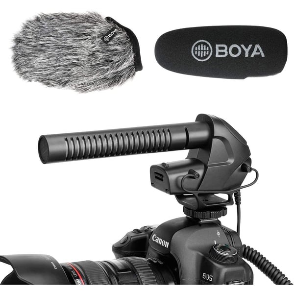 "Buy Online  Boya BY-BM3032 Super-Cardioid On-Camera Video Shotgun Microphone Peripherals"
