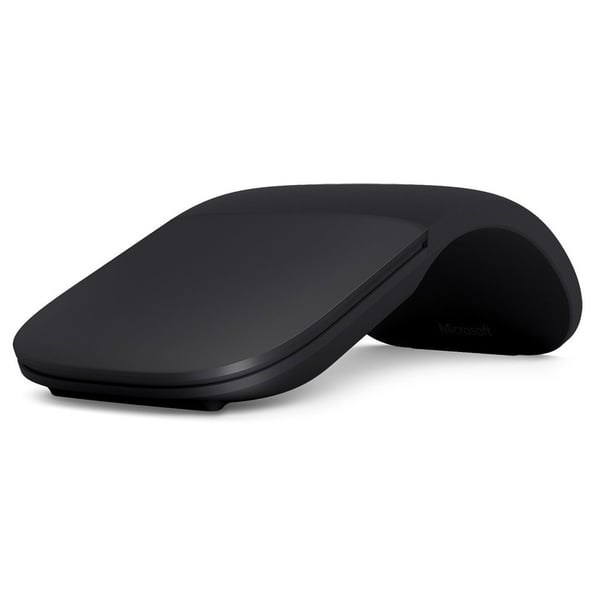 "Buy Online  Microsoft Arc Mouse Bluetooth 4.0 Black ELG00001 Peripherals"
