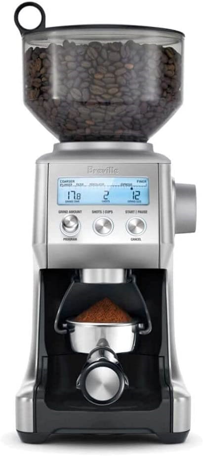 "Buy Online  Breville Smart Pro Coffee Grinder BCG820 Silver/Black Home Appliances"