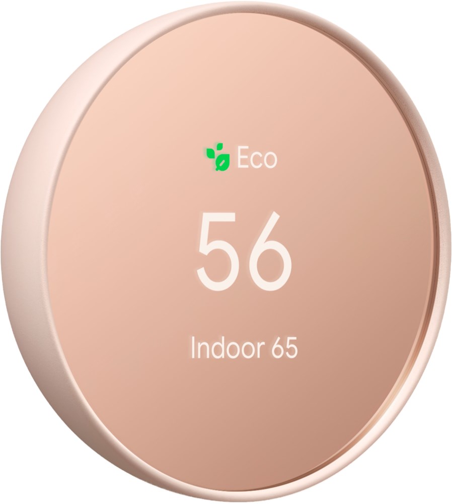 "Buy Online  Google - Nest Thermostat - Programmable Smart Wi-Fi Thermostat For Home - Sand Home Appliances"
