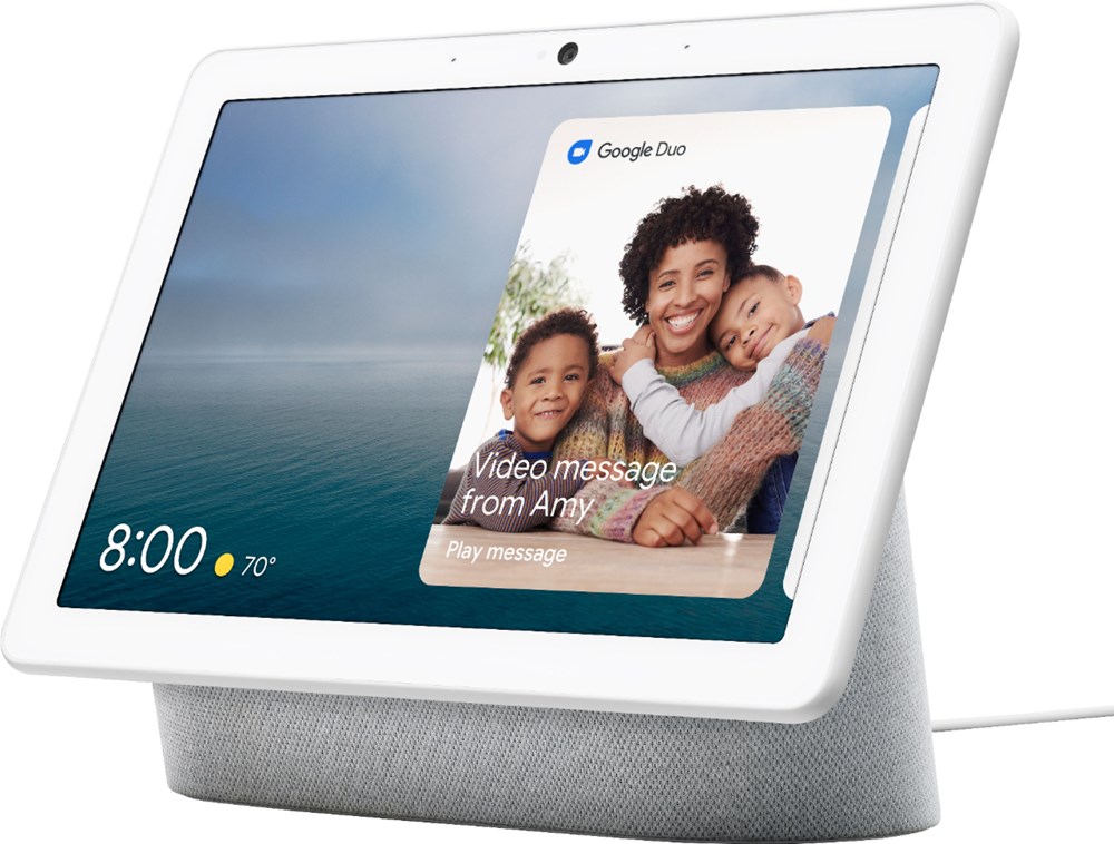 "Buy Online  Google Nest Hub Max 10 inch Smart Display With Google Assistant - Chalk-GA00426-US Home Appliances"