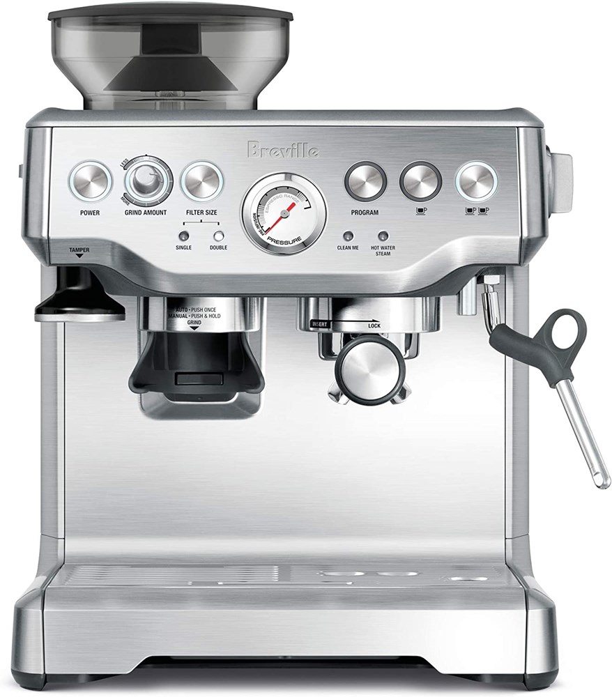 "Buy Online  Breville Barista Espresso Machine Bes870bss 1850w With 500g Global Coffee Bean Home Appliances"