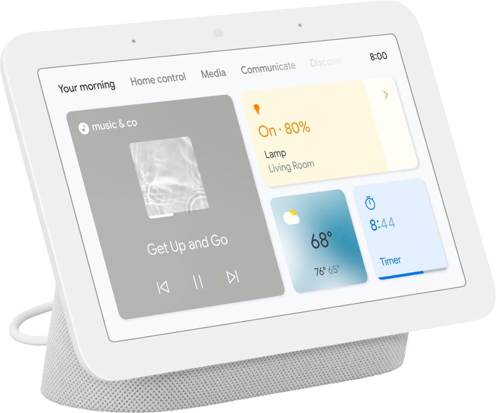 "Buy Online  Google Nest Hub 2nd Gen Smart Display With Google Assistant - Chalk - GA01331-US Home Appliances"