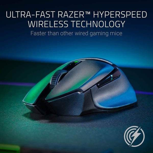 "Buy Online  Razer Basilisk X Hyper Speed Wireless Gaming Mouse I Bluetooth & Wireless Compatible Classic Black RZ01-03150100-R3U1 Peripherals"