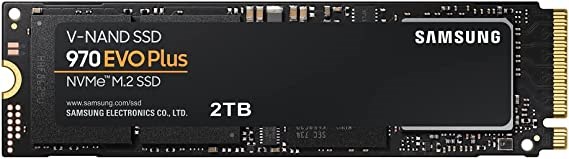 "Buy Online  Samsung 970 Evo Plus Ssd 2tb M.2 Nvme Interface Internal Ssd With V Nand Technology  Black (mzv7s2t0bam) Peripherals"