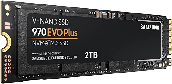 "Buy Online  Samsung 970 Evo Plus Ssd 2tb M.2 Nvme Interface Internal Ssd With V Nand Technology  Black (mzv7s2t0bam) Peripherals"