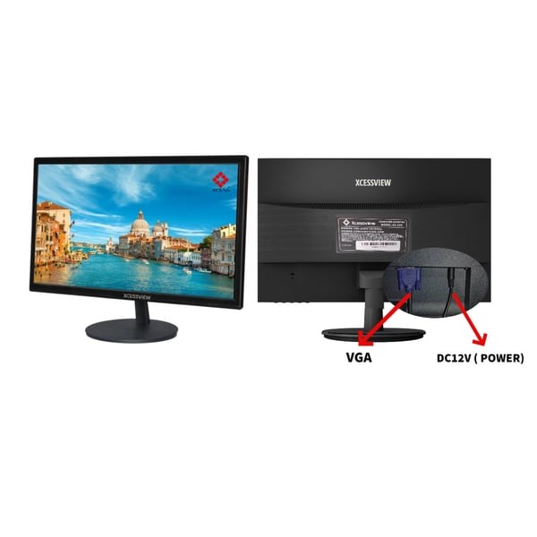 "Buy Online  Xcess View 19-inch Flat Led Monitor 1366x768 Resolutions With Hdmi vga Display"