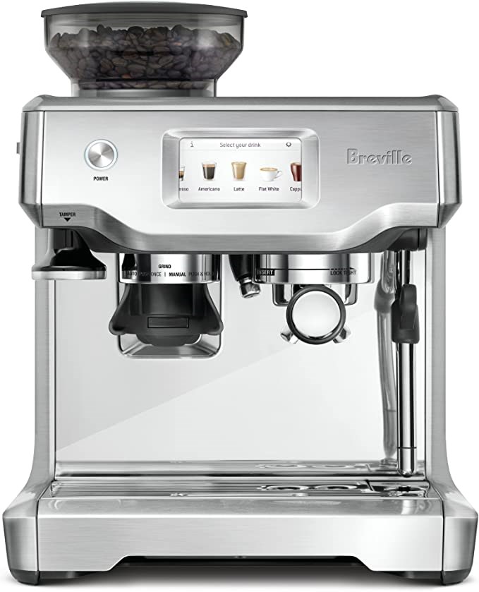 "Buy Online  Breville BES880BSS Barista Touch Espresso Machine I Brushed Stainless Steel Home Appliances"