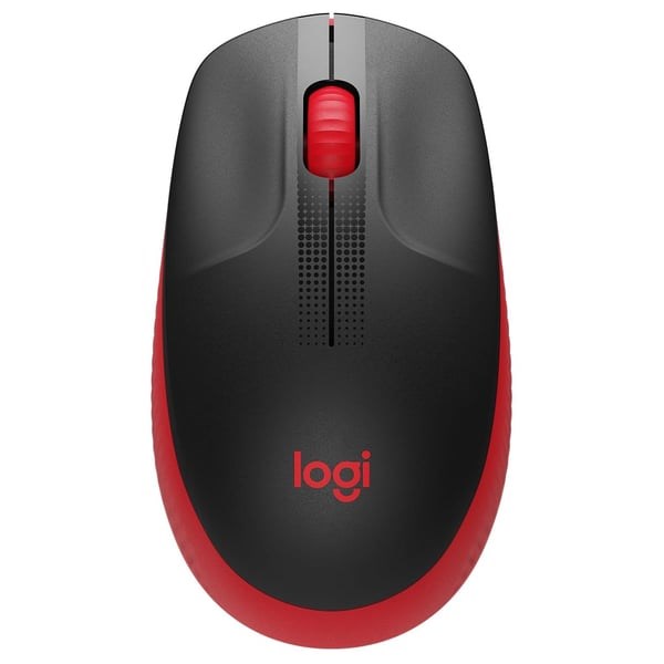 "Buy Online  Logitech Wireless Mouse M190 Red 910-005908 Peripherals"